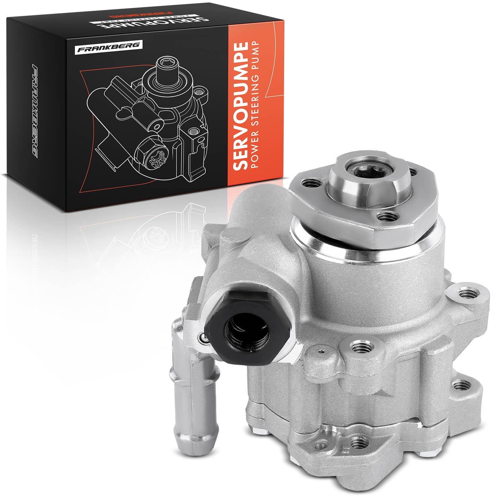 Frankberg Servopumpe Hydraulikpumpe Lenkung Kompatibel mit A3 8L1 1.8L 1.9L 1996-2003 Leon 1M1 1.9L 1999-2006 O.c.t.a.v.i.a I 1U2 1U5 1.9L 2.0L 1996-2010 Replace# 1J0422154X