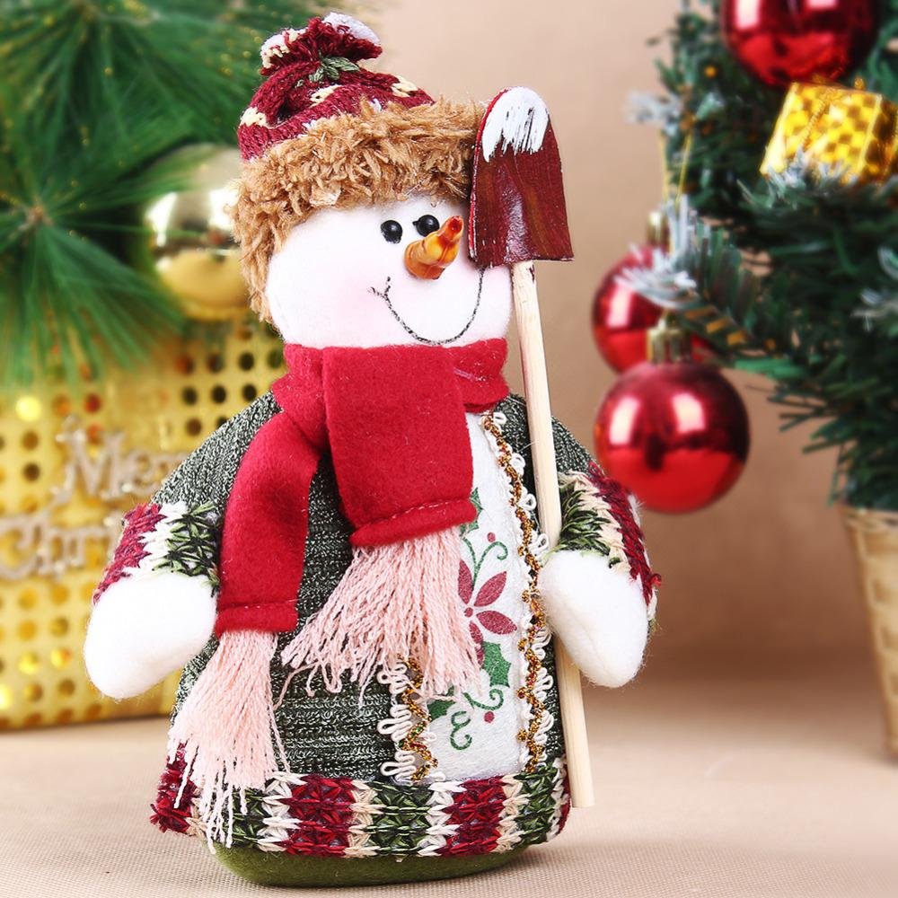 2015-NewTable Ornament Snowman/ Moose/ Cute Santa Claus Design Indoor Christmas Standing Decoration Supplies