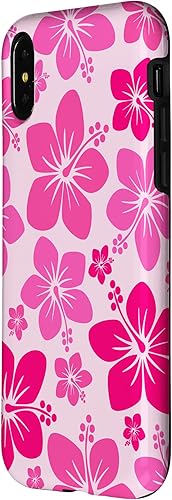 Miniatura 8 de Funda para iPhone 14 Pro Max con flores hawaianas tropicales de hibisco rosa