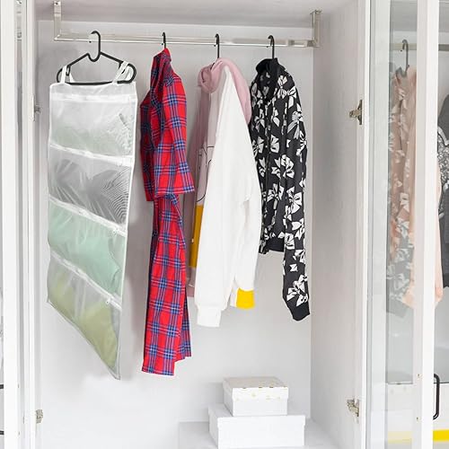 Miniatura 4 de Bolsas de lavandería para lavadora, 2 piezas, capacidad para 8 tamaños de tazas D-F, limpia, seca, almacenamiento y a prueba de polvo 4 en 1, limpia