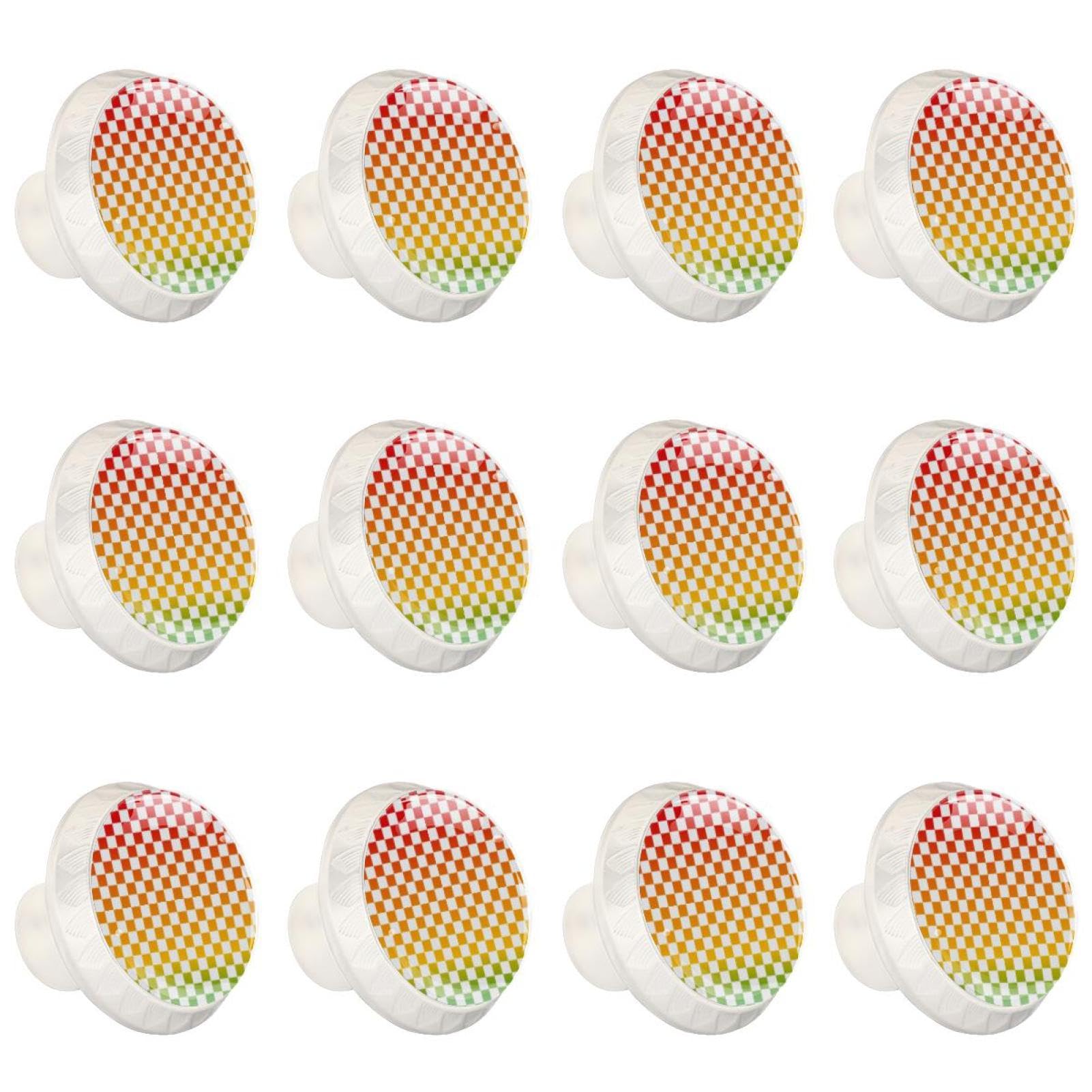 Boutons de tiroir en verre cristal lot de 12 pour cuisine et armoire