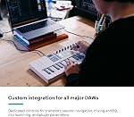 Novation Launchkey Mini 37 blanc MK4 — portatif 37 Mini-clé, USB, MIDI clavier avec DAW Intégration. & Modes d'échelle, 16 Pads de tambour, Arpeggiator, & Comprend le logiciel de création de musique