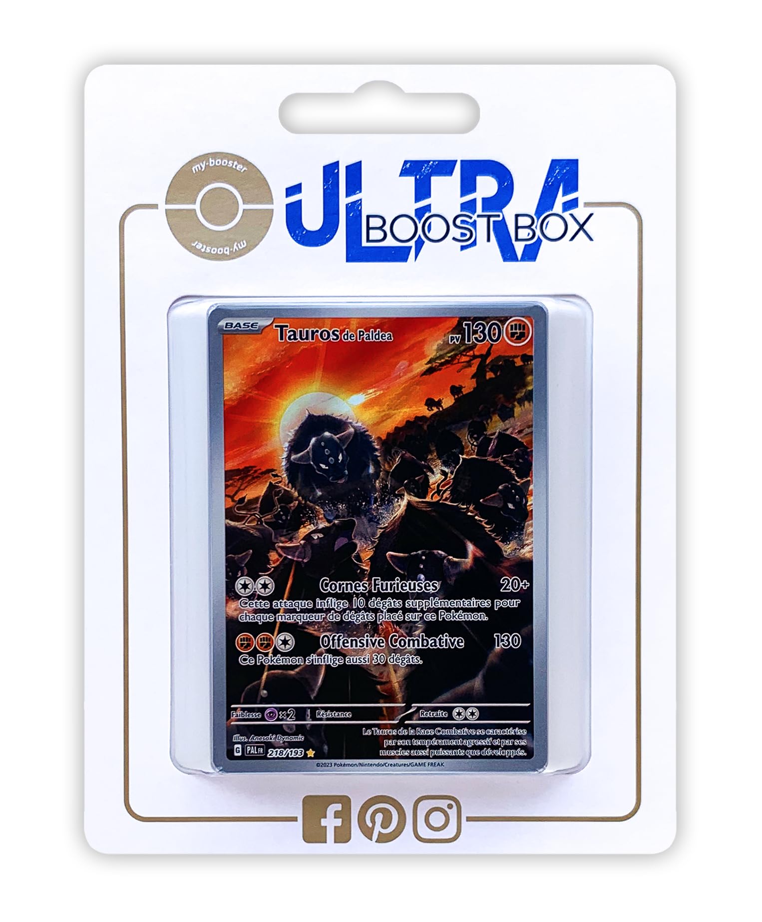 my-booster Pokémon Company SV02-FR-UB-218