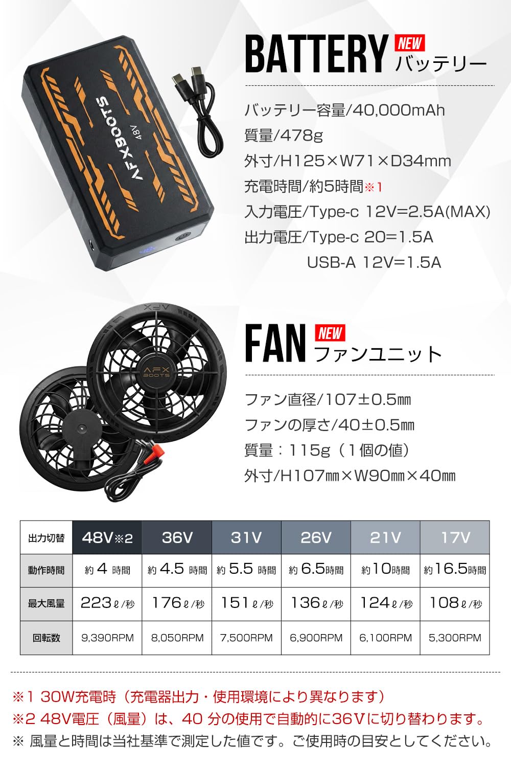 Amazon.co.jp: LABEWVI: ファン付き作業服