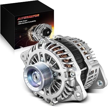 Stable Output Alternator For2007-2010 Nissan Altima 3.5L v6, 2009-2010 Maxima v6, 2009 Murano v6, 3.5L 130AMP 12V, Replace OEM#23100-1AA1A, 11341N, 400-4824 5 5