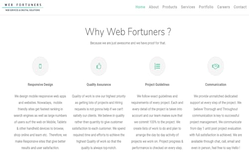Web Fortuners
