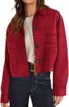 PRETTYGARDEN Faux Suede femme Veste de culture Casual léger Mode d'automne 2026 Vêtements de dessus en manteau d'hiver
