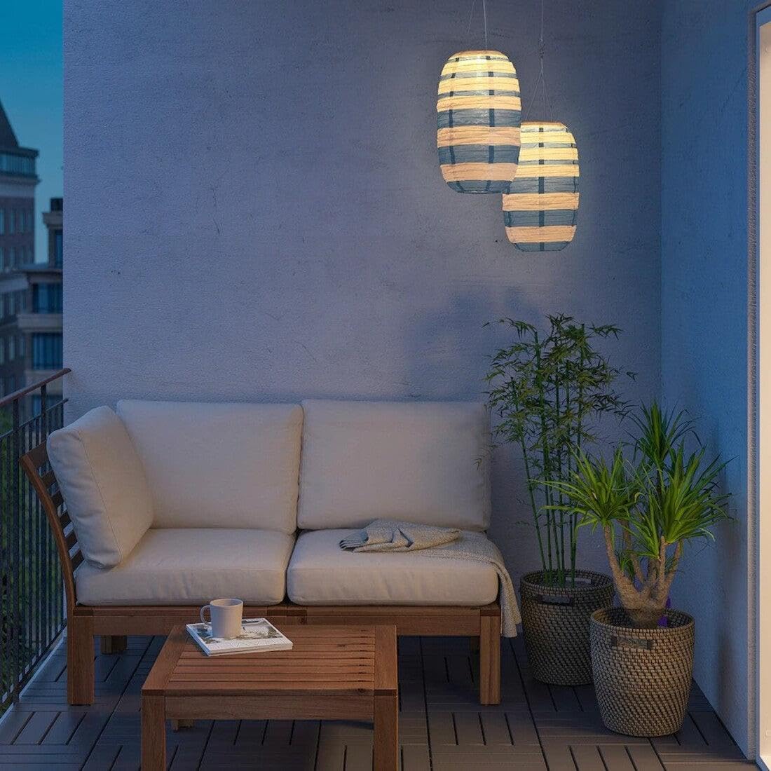Buy IKEA SOLVINDEN LED Solar Pendant Lamp, Outdoor Oval Design
