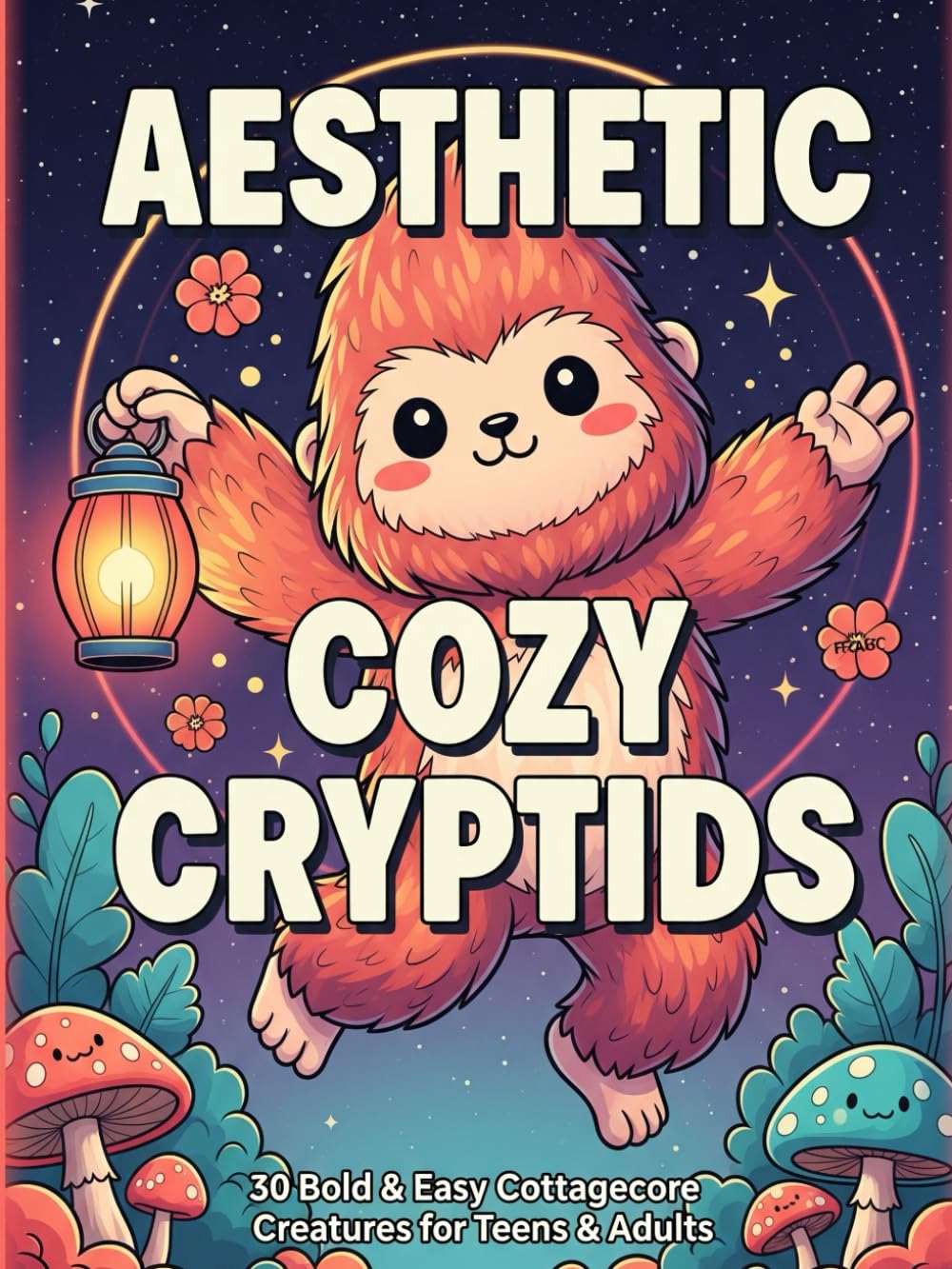 Aesthetic Cozy Cryptids: 30 Bold & Easy Cottagecore Creatures for Teens & Adults
