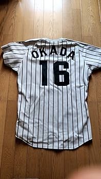 阪神タイガース　岡田彰布　刺繍ユニフォーム　ビジターユニフォーム 阪神タイガース 岡田彰布監督 レプリカユニフォーム ビジター