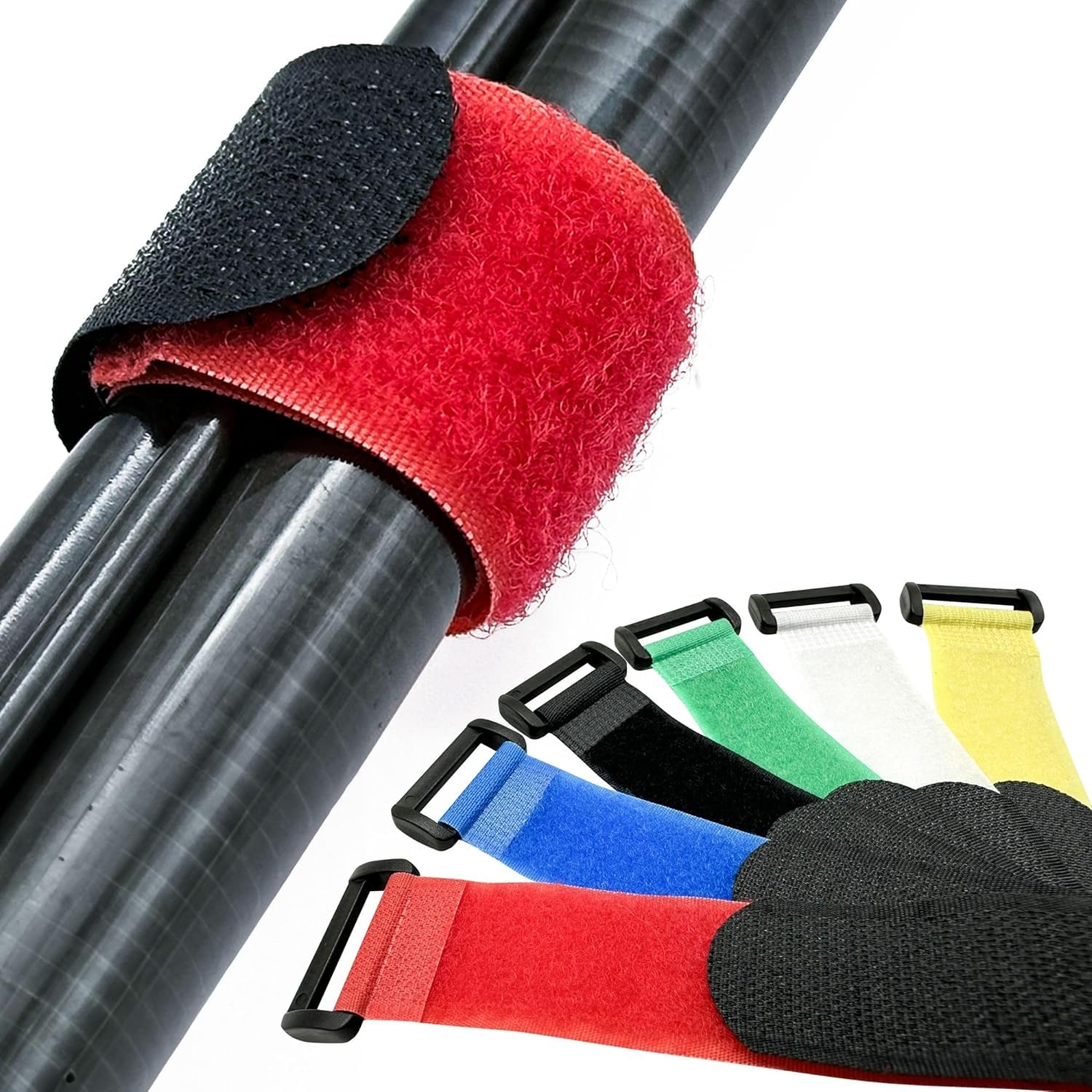 Scratch pour Canne à pêche [Lot de 6], idéal pour maintenir vos brins de cannes ensemble. Grâce à nos scratchs vous pouvez transporter et stocker vos cannes a peche en toute sécurité.