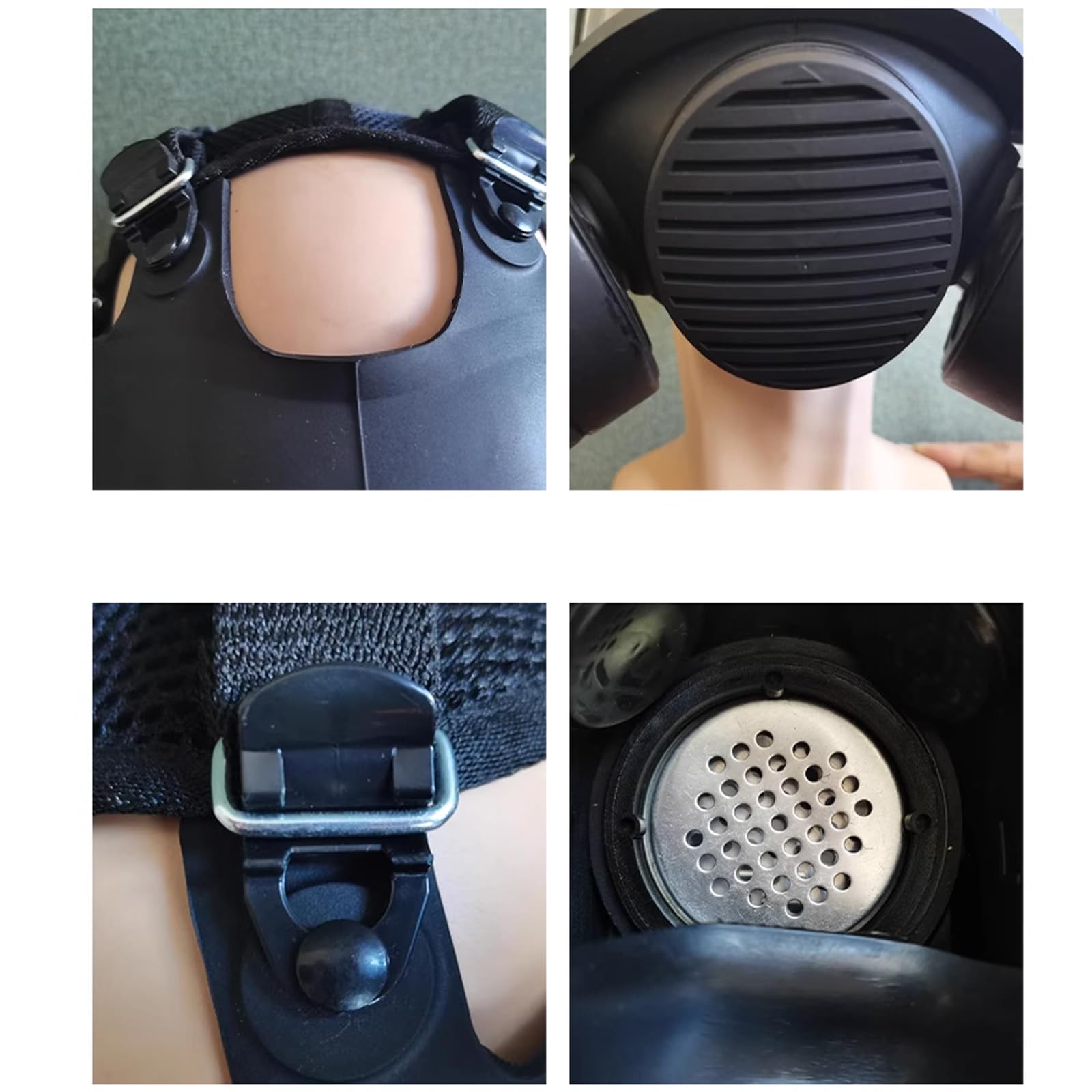 Mascarilla De Respirador De Cara Completa con Filtros, Mascara de Proteccion Reutilizable para Proteger del Polvo, el Gas, los Vapores Orgánicos, Productos Químicos, Soldadura y Lijado