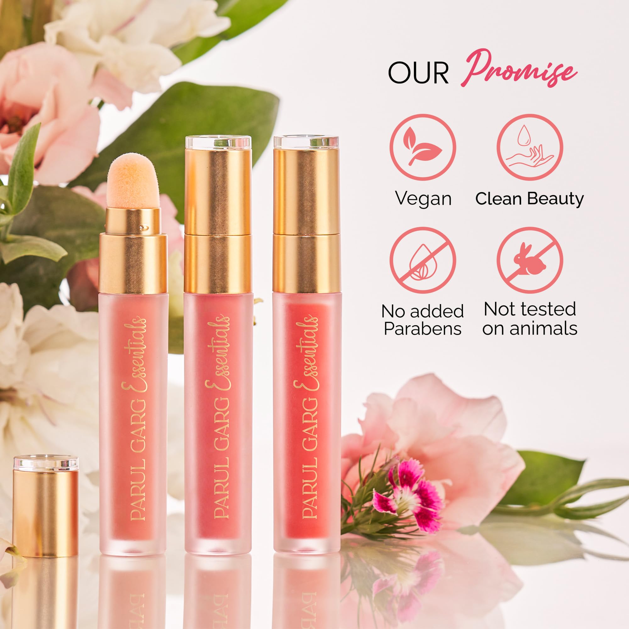 Parul Garg Beauty Velvet Rose Liquid Blush – Lightweight, Blendable & Hydrating | Soft, Natural Glow | Enriched with Shea Butter & Jojoba Oil (Soft Bloom, 3ml) 4