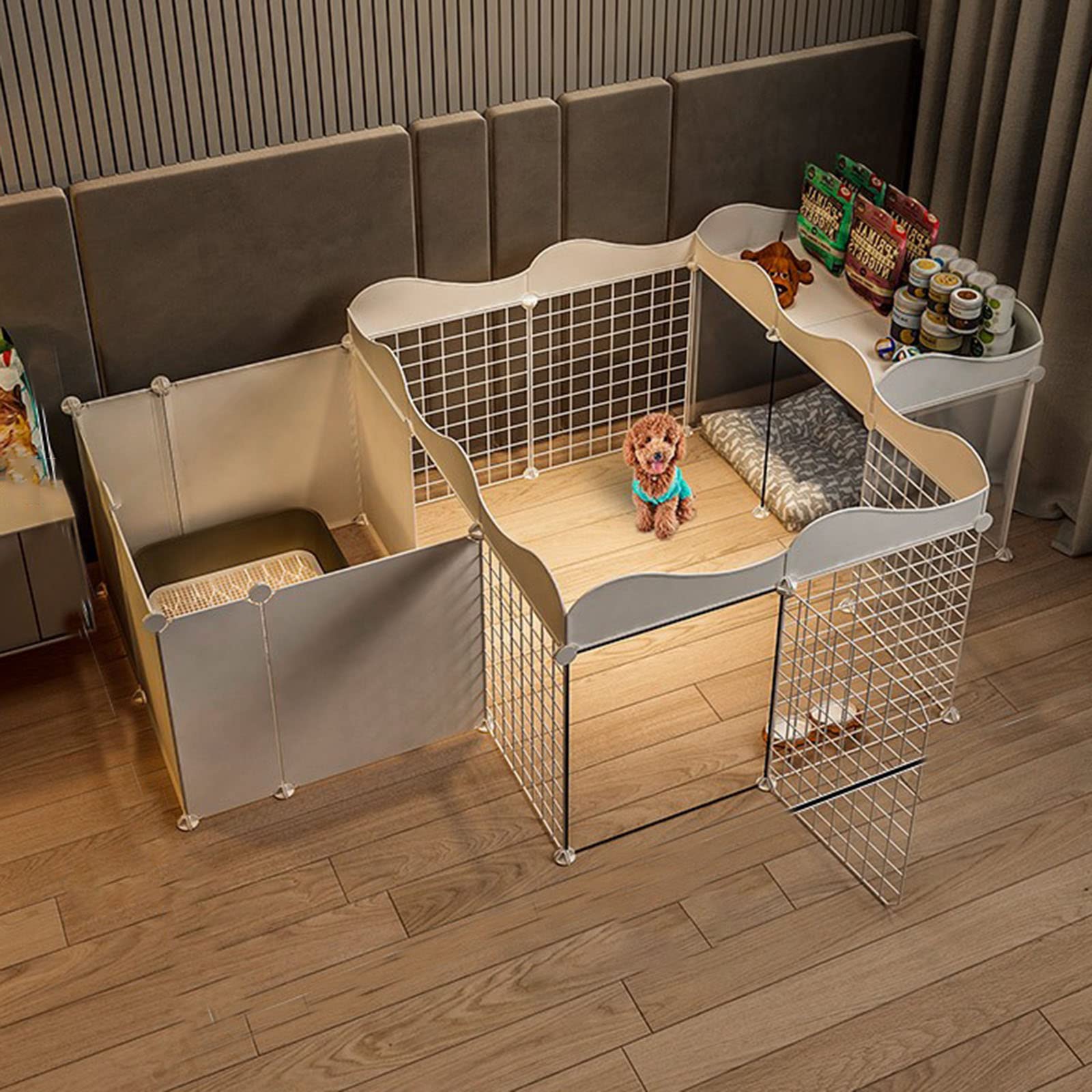 Recinto per gatti grandeCuccia per gatti - Recinto per gatti, Recinto per animali domestici, Recinto per gatti da esterno con filo metallico denso, Design fai da te, Gabbia per piccoli anima