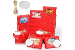 COTOPHER Soap Packaging Boxes, 3.5" x 2.35" x 1.2" Kraft Snap-Top Mini...