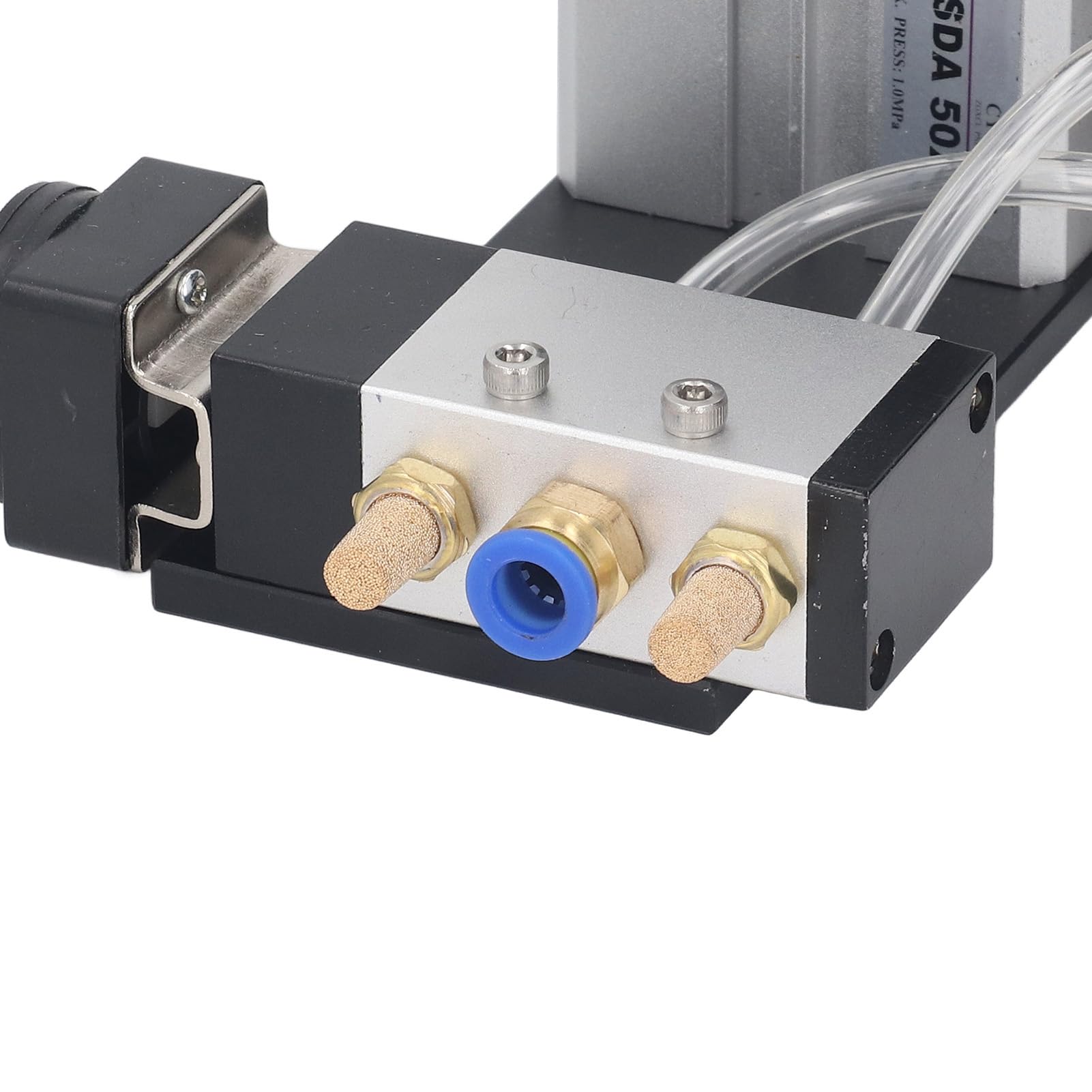 Punzonatrice a 2 fori, Perforatrice pneumatica per bordare i bordi, Attrezzo per punzonatura ad aria, Lega di alluminio, Apertura da 8 mm a 12 mm, per fai da te, Progetti