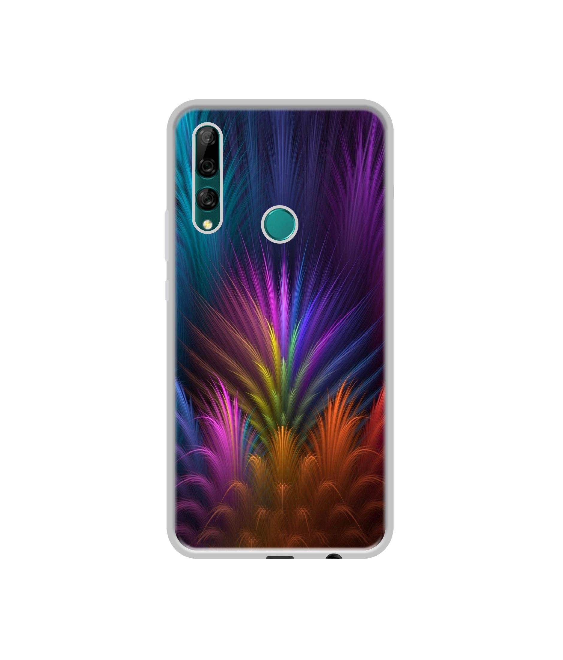Casotec Multicoloured Design Printed Silicon Soft TPU Back Case Cover for Huawei Y9 Prime 4G