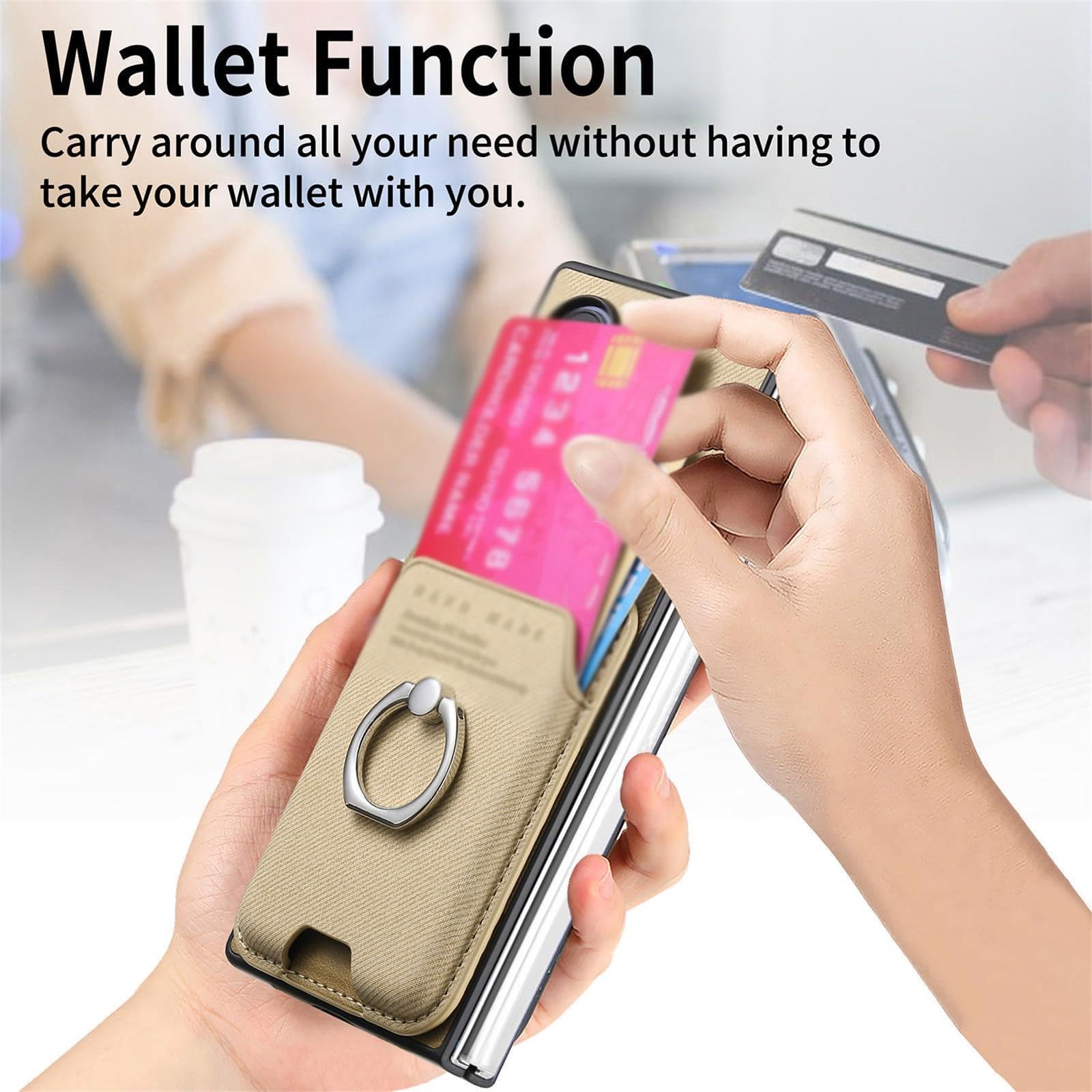 Custodia magnetica for Samsung Z Fold 8 Ultra anello metallo