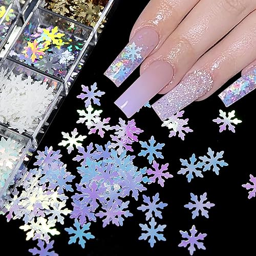 Miniatura 14 de 12 Colors Fall Nail Art Stickers Maple Leaf Nail Glitter Sequins 3D Nail Art Accessories Autumn Leaf Shape Flakes Holographic Gold Red Yelloween