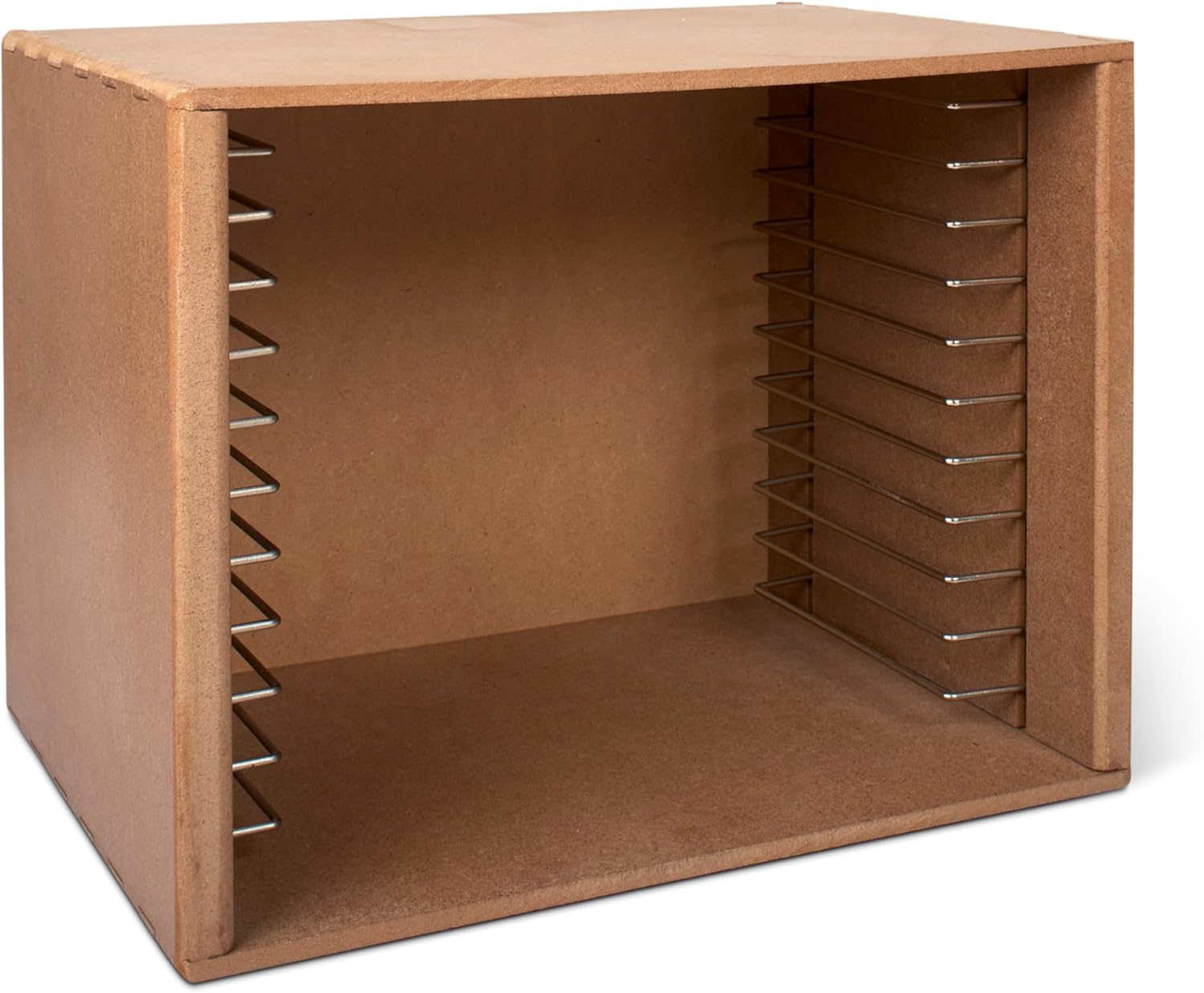 Melissa & Doug Natural Wood Puzzle Storage Case (Holds 12 Puzzles)