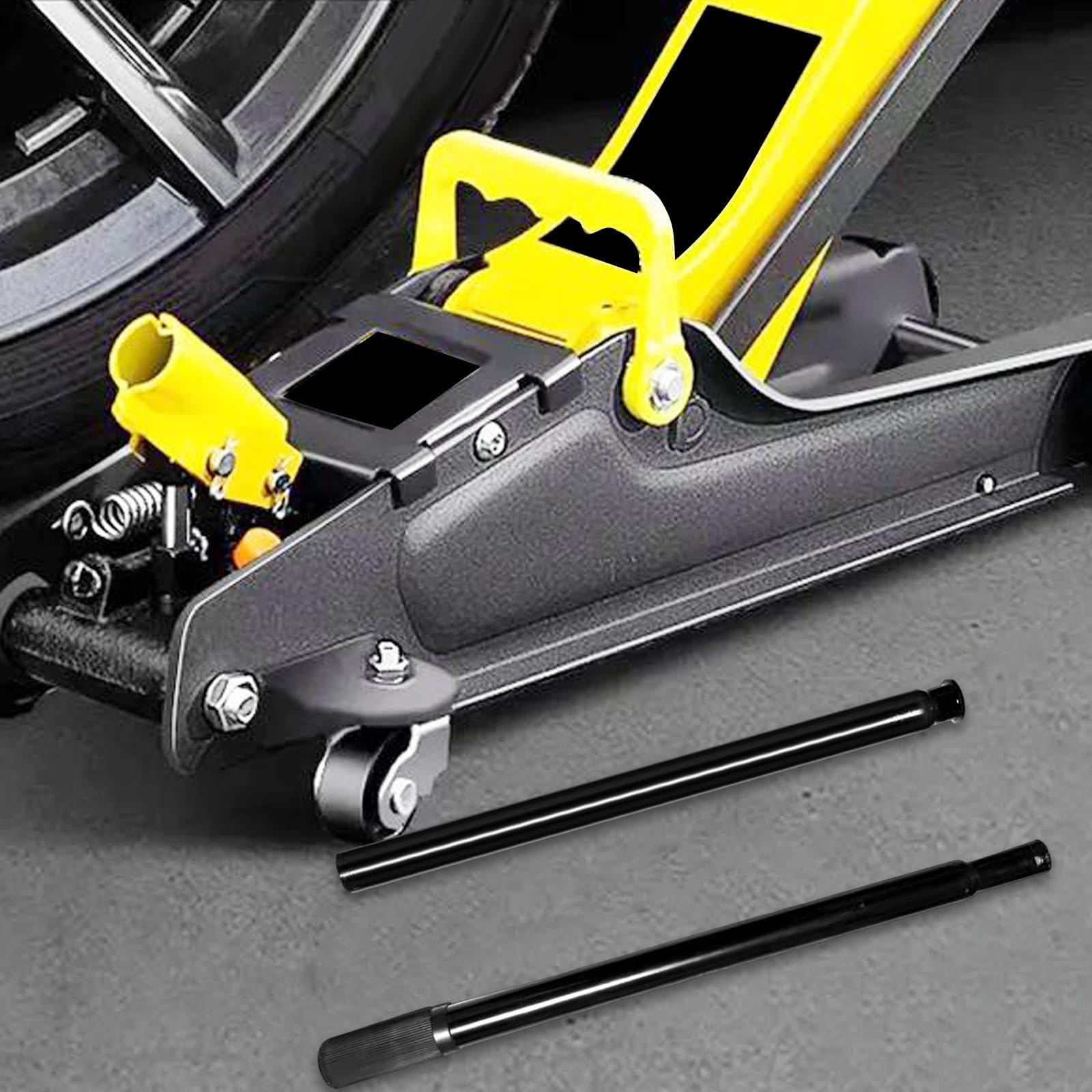 Qianly 2 Piezas de Horizontal para Gato Hidráulico, Accesorio para Gato Hidráulico, Palanca para Soporte de Gato, Herramienta de Reparación de, Conjunto superior inferior