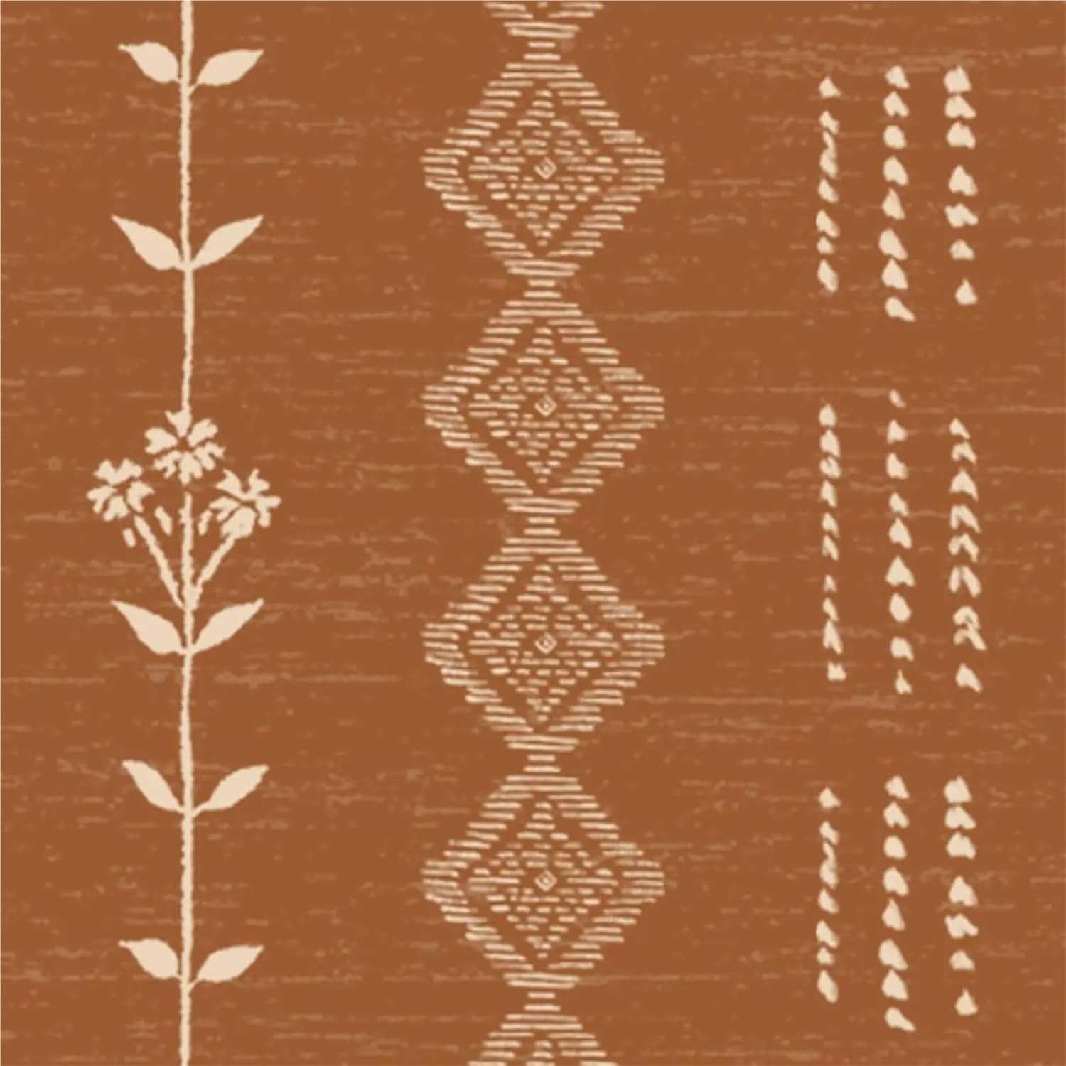 Solid Blackout Curtains for Bedroom Burnt Orange Curtains 2 Panel Set for Bedroom Living Room(140x160cm)