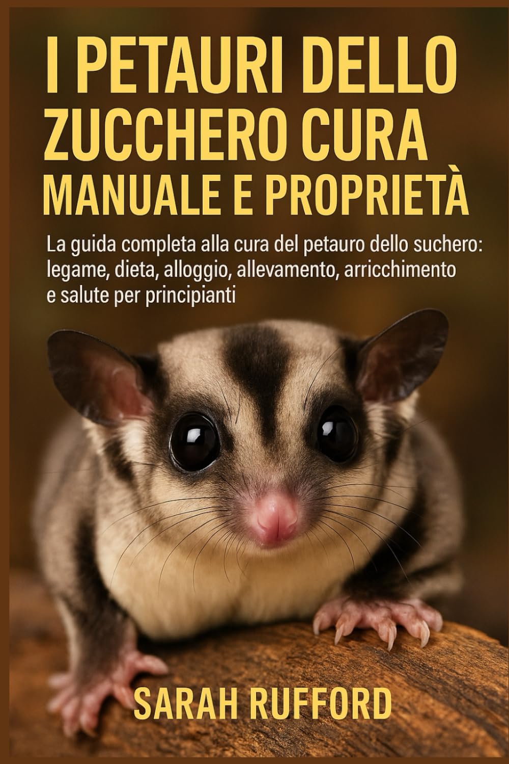 I PETAURI DELLO ZUCCHERO CURA MANUALE E PROPRIETÀ: La guida completa alla cura del petauro dello zucchero: legame, dieta, alloggio, allevamento, arricchimento e salute per principianti