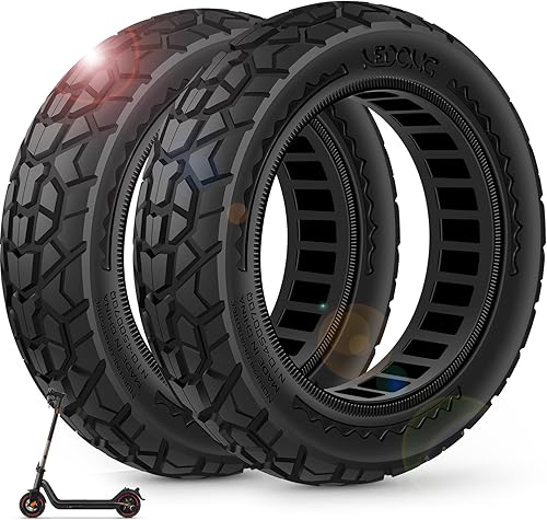 BANGTING 2 neumáticos sólidos todoterreno 5075-6.1 para scooter, neumáticos de 8.5 x 2 pulgadas sin cámara para Gotrax GXL V2XRAPEX, 8 12 x2