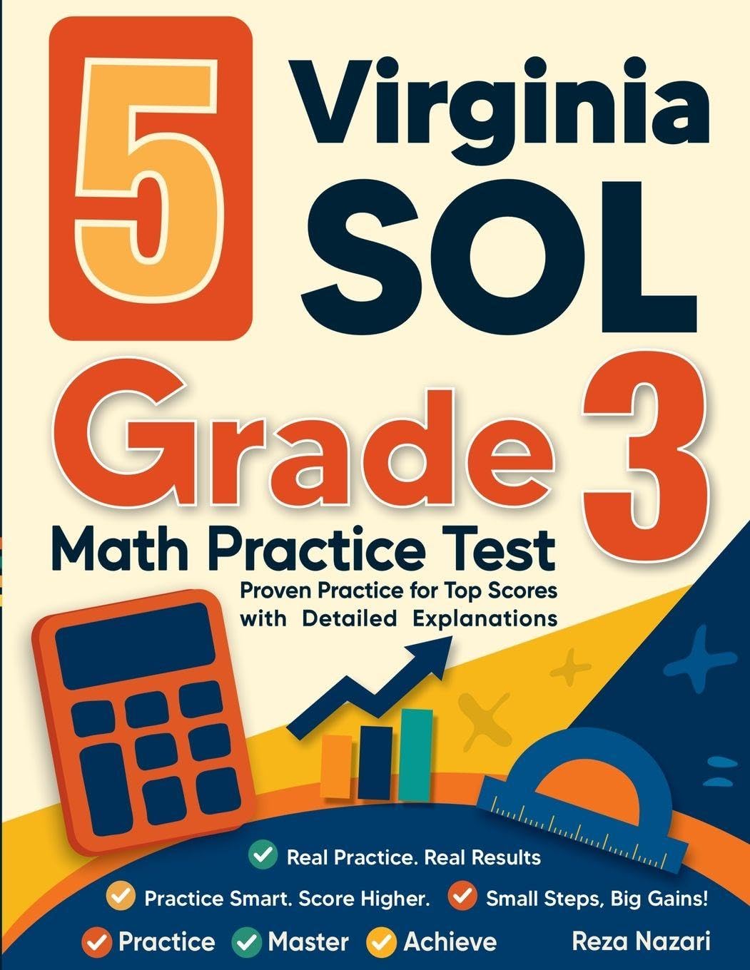 5 Virginia SOL Grade 3 Math Practice Tests: Proven Practice for Top Scores with Detailed Explanations