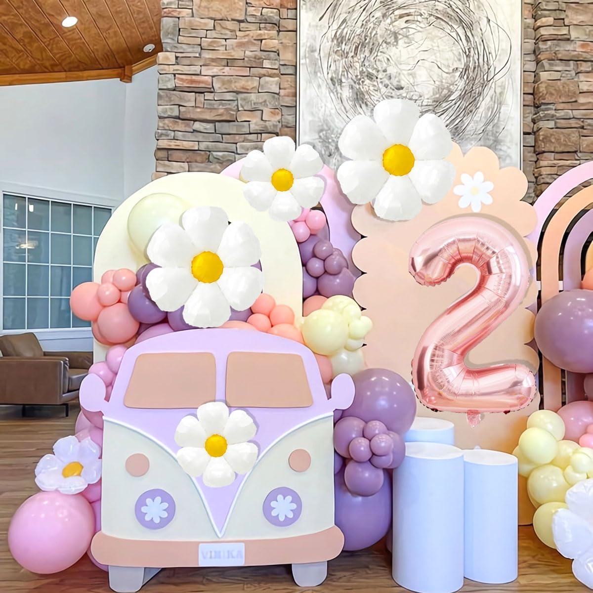 Ballon Anniversaire 2 Ans, Anniversaire Sirène 2,Ballon 2 Anniversaire