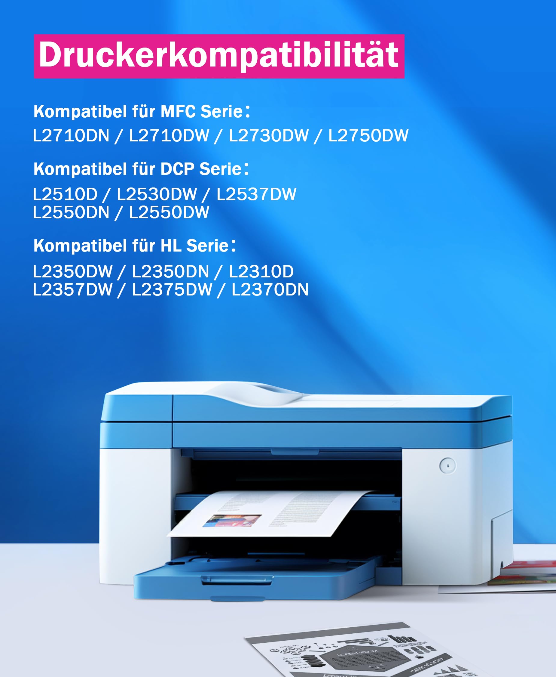 Ricambio Toner Economico Brother Toner Compatibile Brother TN2420 Con Chip - Per Stampanti MFC L2710dw, DCP L2510D, HL L2310, Resa 3000 Pagine Toner Per Stampanti Brother Laser - Foto 10