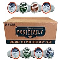 Vista 49 de Organic Positively Tea Company, Té Chocolate Chai Rooibos, compatible con K-Cup, 24 cápsulas