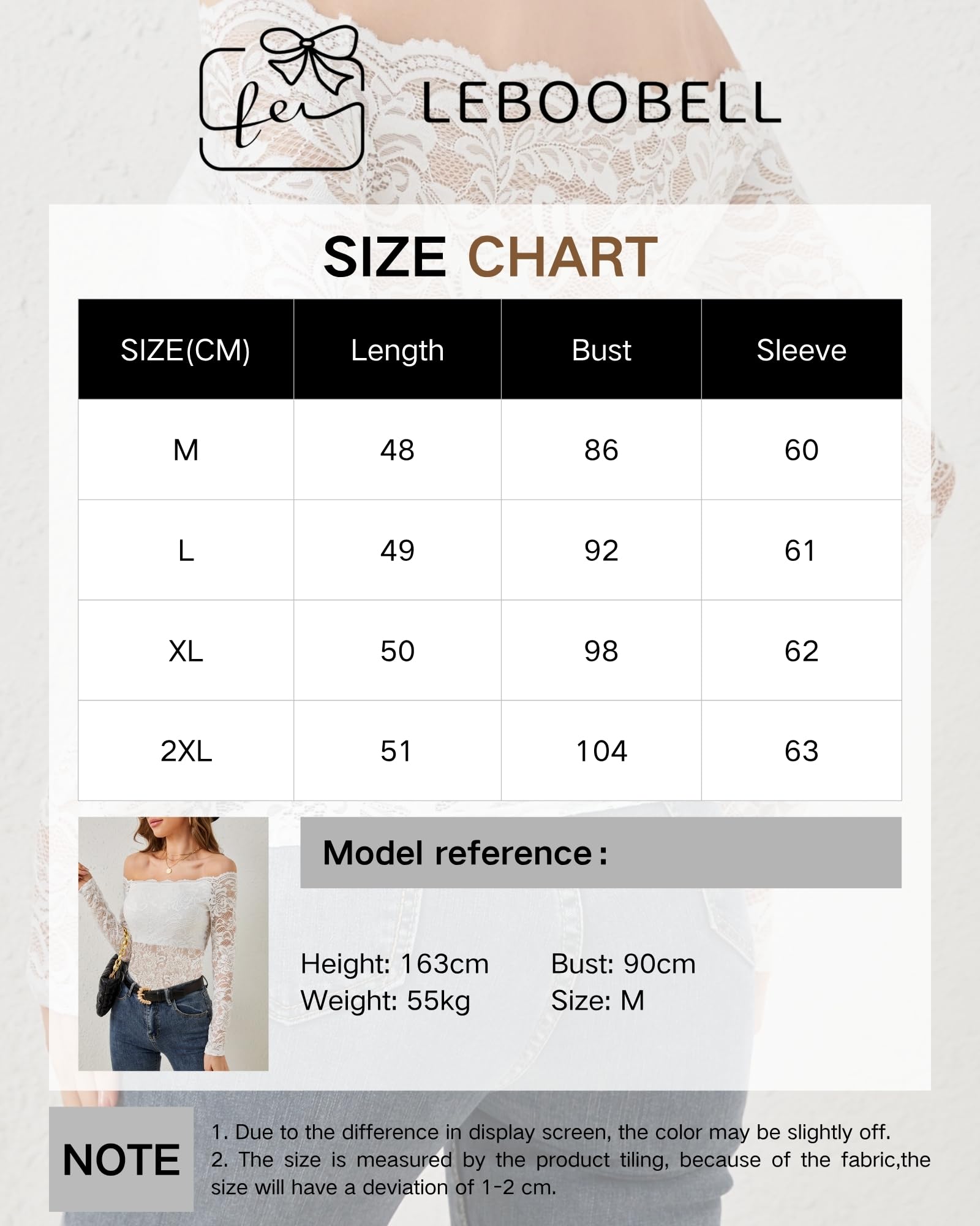 Top da Donna con Spalle Scoperte, in Pizzo con Motivo Floreale in Rete, Maniche Lunghe