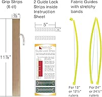 Vista 2 de Kit de actualización de regla de edredón y paquete de guía de costura