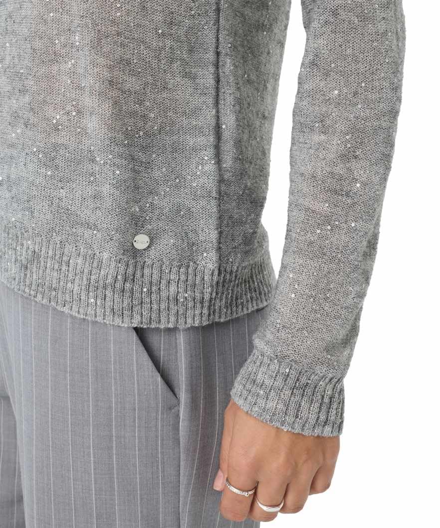 BRAX Damen Style.Lesley Lightweight Alpaca Sequins Pullover