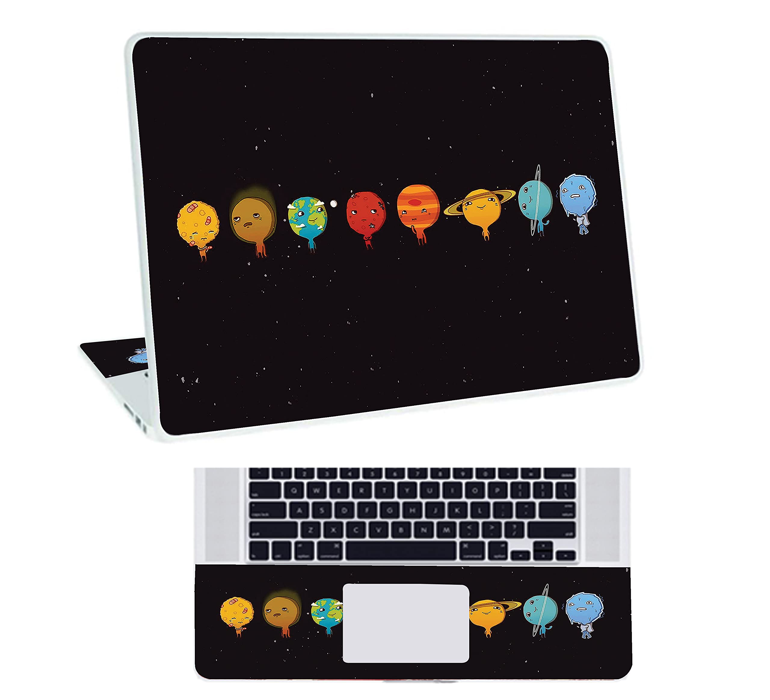 Inkykart Space D15 Top+Wrist Pad Vinyl Laptop Skin/Sticker/Cover for 15 to 15.6 Inches Laptops Laminated-Removable-HD Quality Compatible for Hp-Dell-Sony-Lenovo-Asus etc.(15x10 Inches) (B0B1X8ZD55) Amazon Price History, Amazon Price Tracker