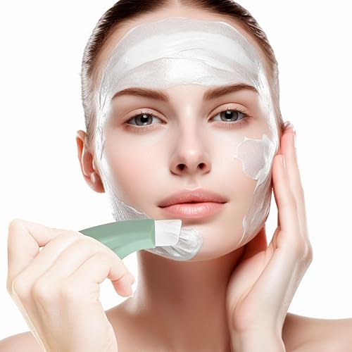 Miniatura 6 de ANCIRS Herramientas removedoras de puntos negros, raspador facial de silicona, espátula suave y segura, raspador facial de limpieza profunda,