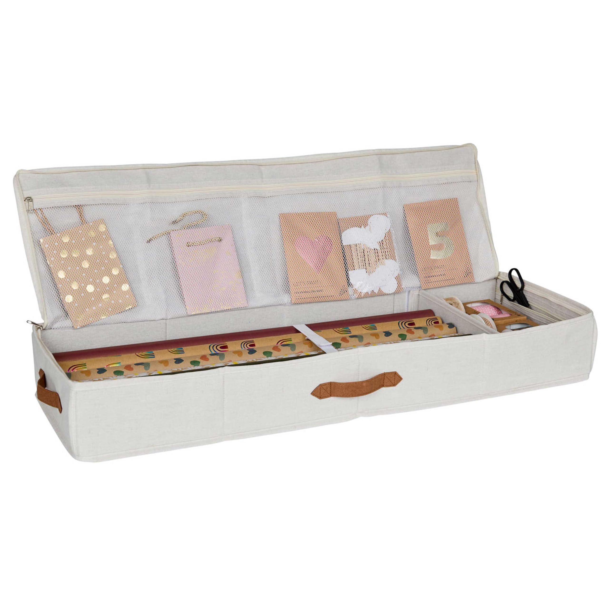 Cadeaupapier opslag, opbergtas voor cadeaupapier 104 x 36