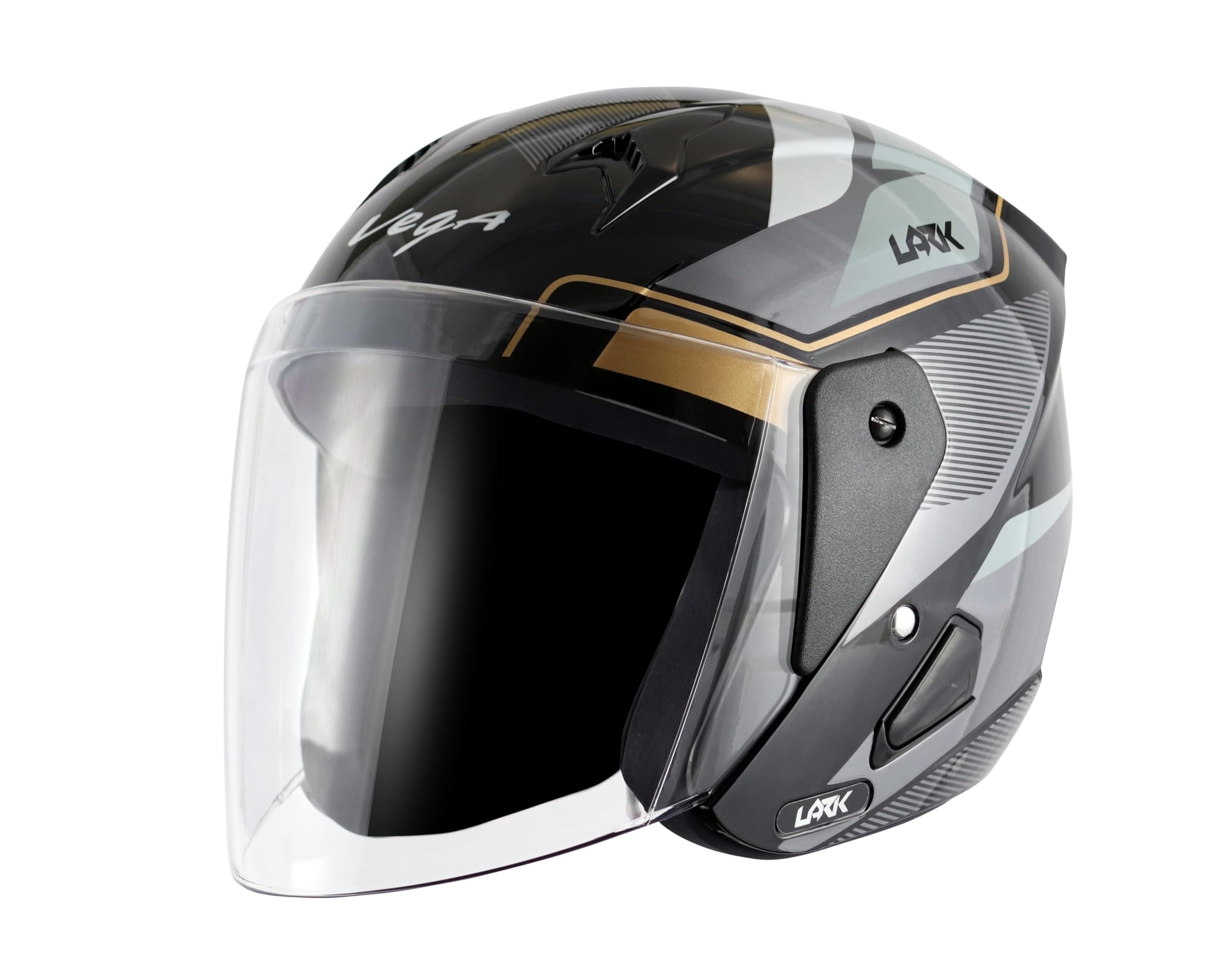 Vega Lark Legend Black Silver Helmet-L-picture-13