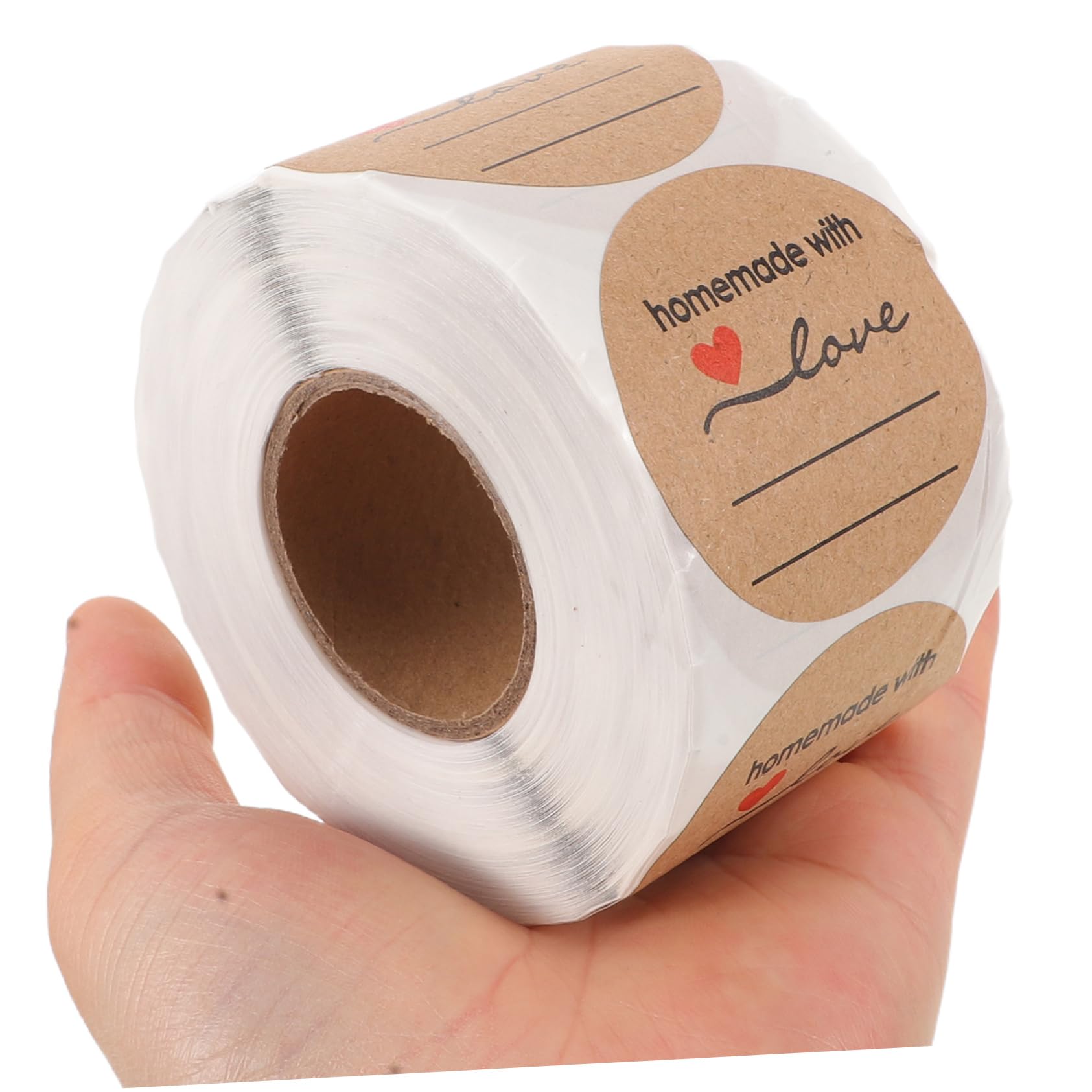 UKCOCO 3pezzi Etichette Adesive Rotonde Per Sigillo Di Imballaggio Etichette Autoadesive Vuote Scrivibili e Rimovibili Per Buste Confezioni Alimentari e Organizzazione
