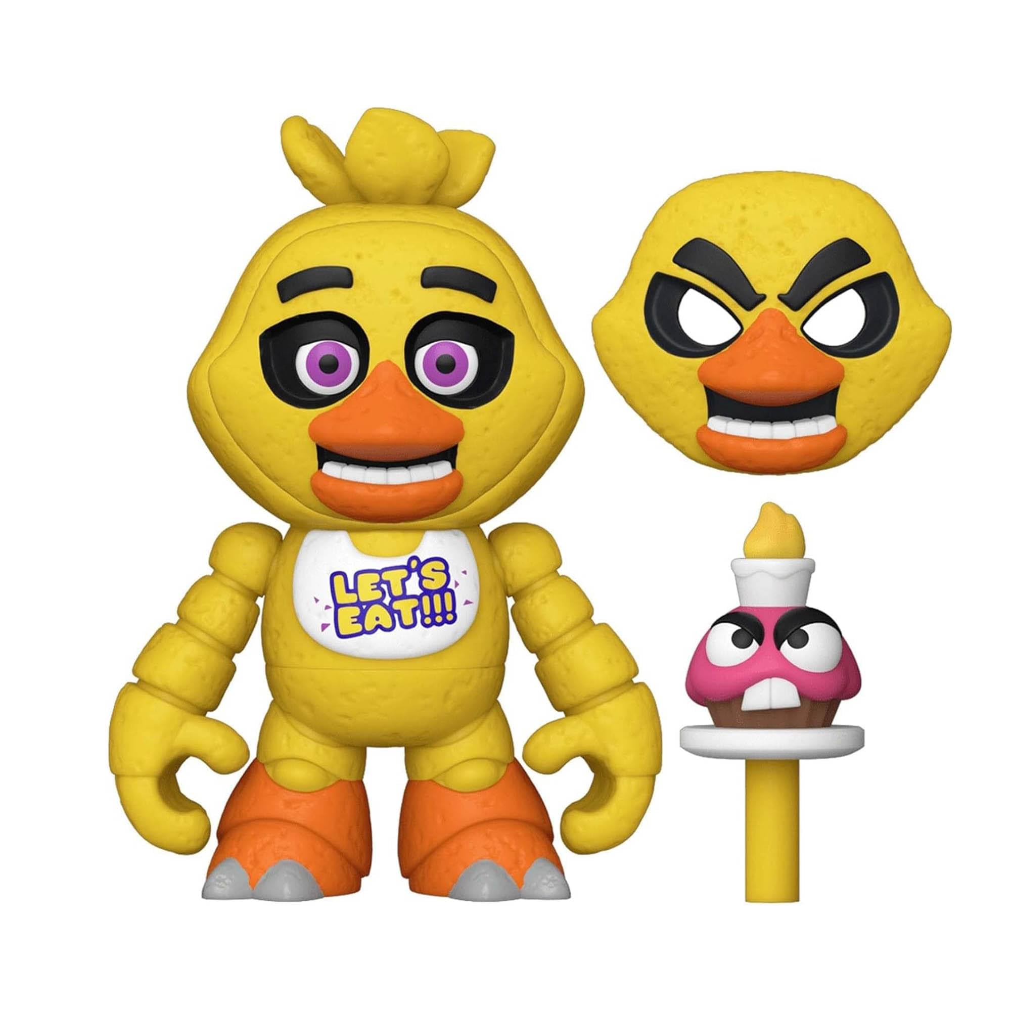 Five Nights at Freddy's Snaps! Snap & Swap Figure, set da gioco, Chica con ripostiglio, gioco d'oltremare, app horror, gioco occidentale, FNAF CHICA