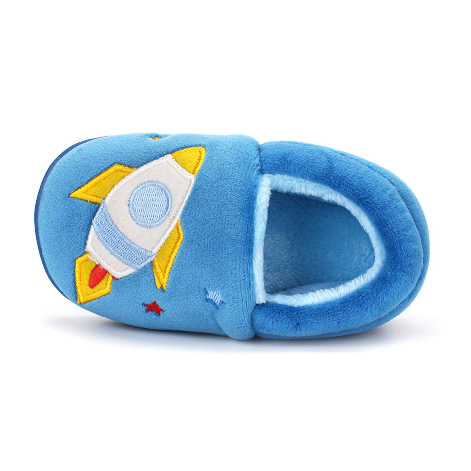 LACOFIA Pantuflas Antideslizante de Invierno para niños Zapatillas de casa de Peluche cálida para niños