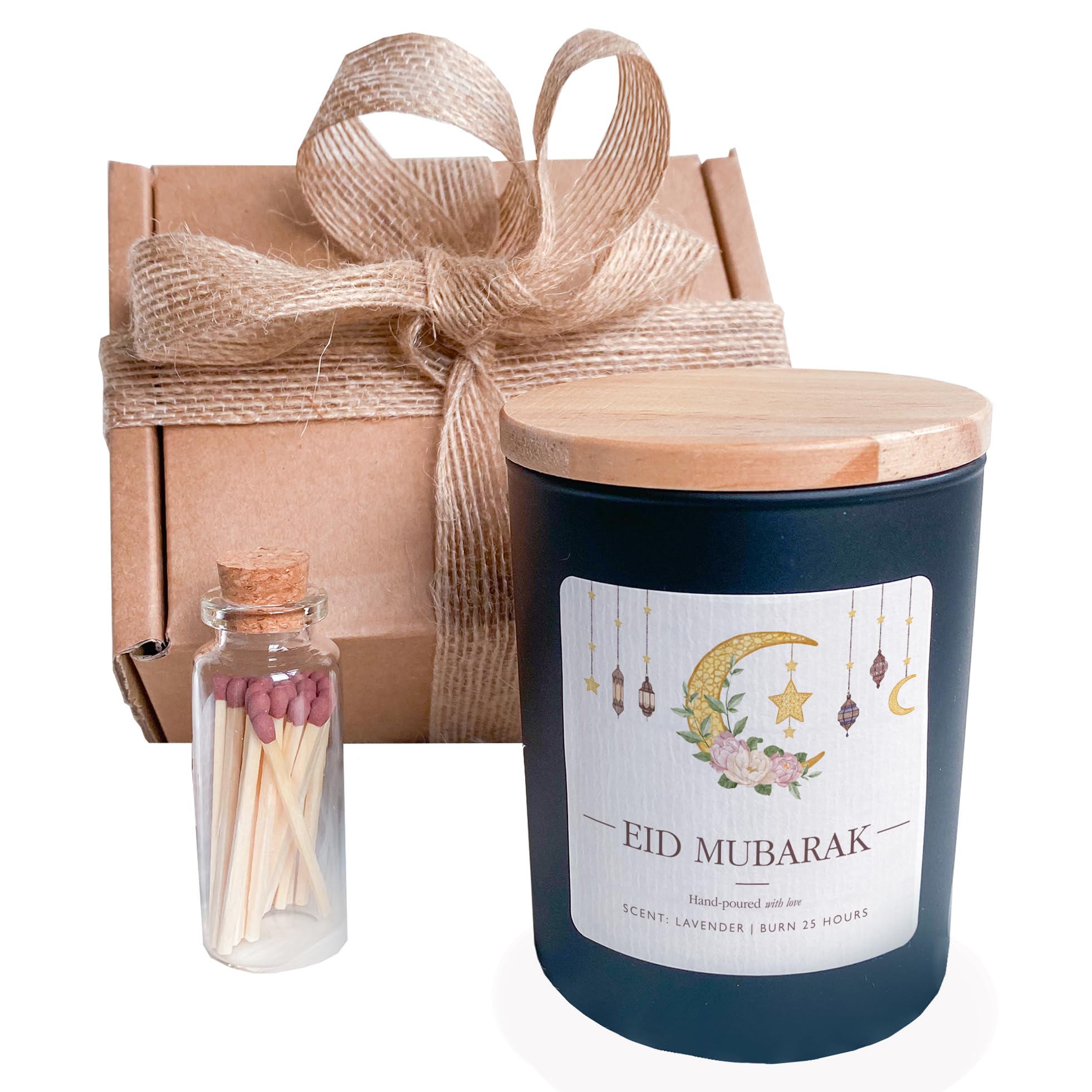 Pomchick - Eid Mubarak candle/Ramadan Mubarak gifts Eid decoration Ramadan decoration Happy Ramadan decor Islamic Gift Muslim Home
