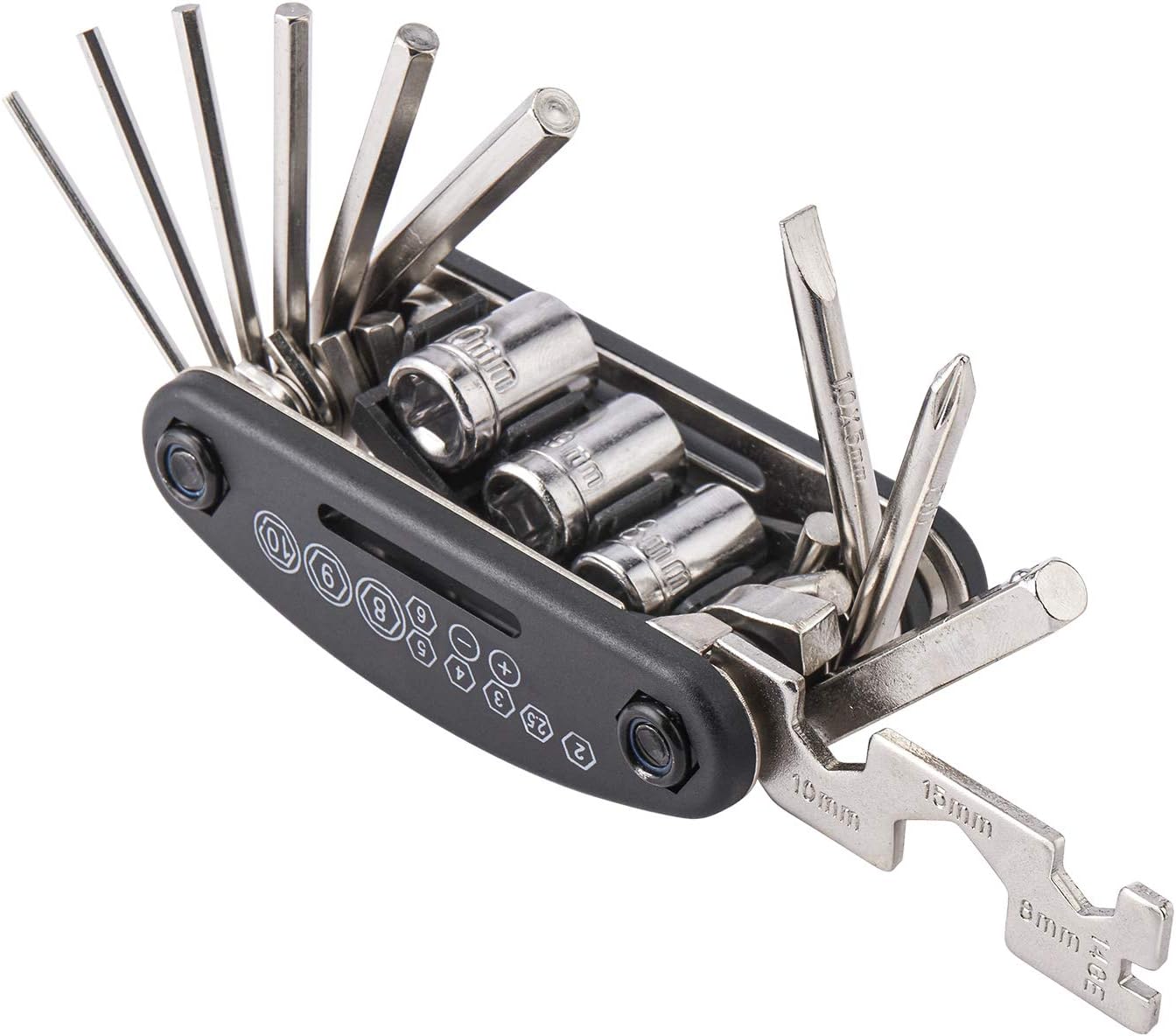 Mountain Bike Multi Tool - Hex Head Screwdriver, Wrench Inside and Out