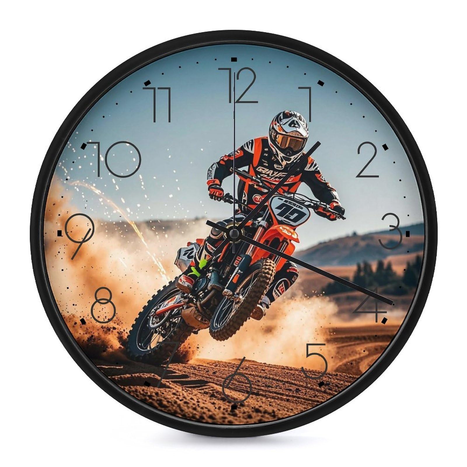 Horloge murale moto originale : le cadeau idéal pour décorer un bureau