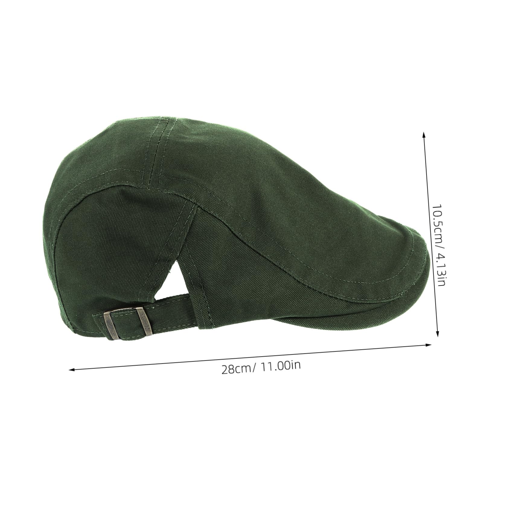 Healeved Cozy Women's Beret Hat Warm Fuzzy Artist Cap for Fashionable Occasions Olive Green