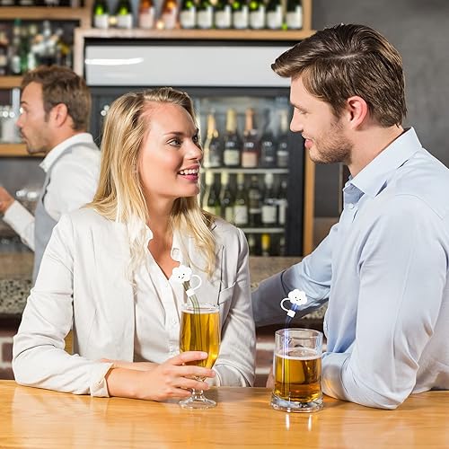 Miniatura 6 de AUAUY Fundas para pajilla, fundas de silicona para pajillas, fundas reutilizables para pajillas, tapones a prueba de polvo, cubierta protectora para