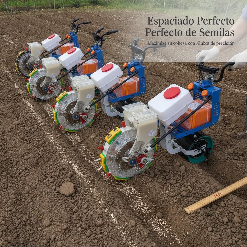Semoir Autopropulsé Électrique avec Épanur d'Engrais, pour grans - pour grains , 1.35A assistance électrique