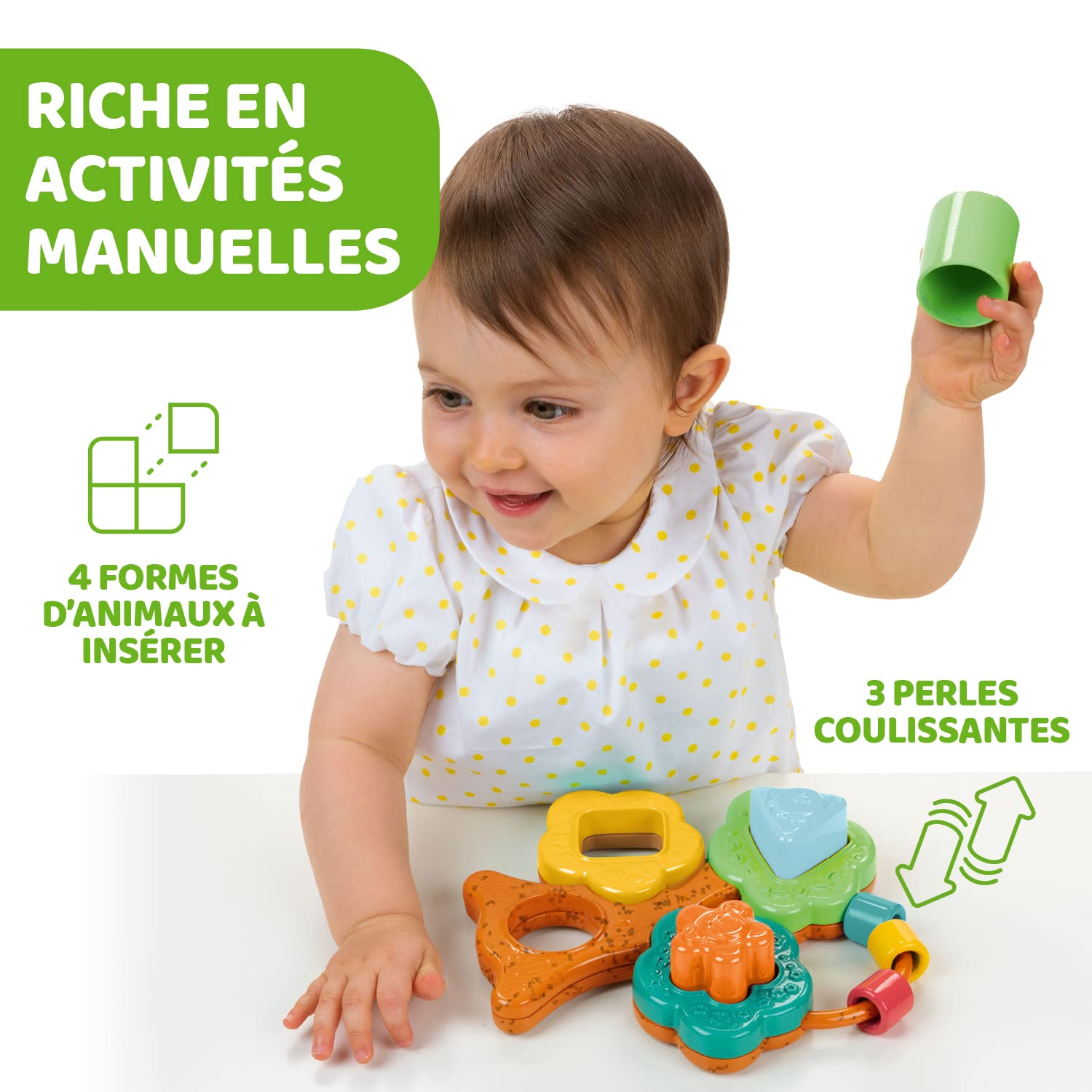 Coche Madera Bebe Pelota Transformable Chicco ECO+ 10 Piezas