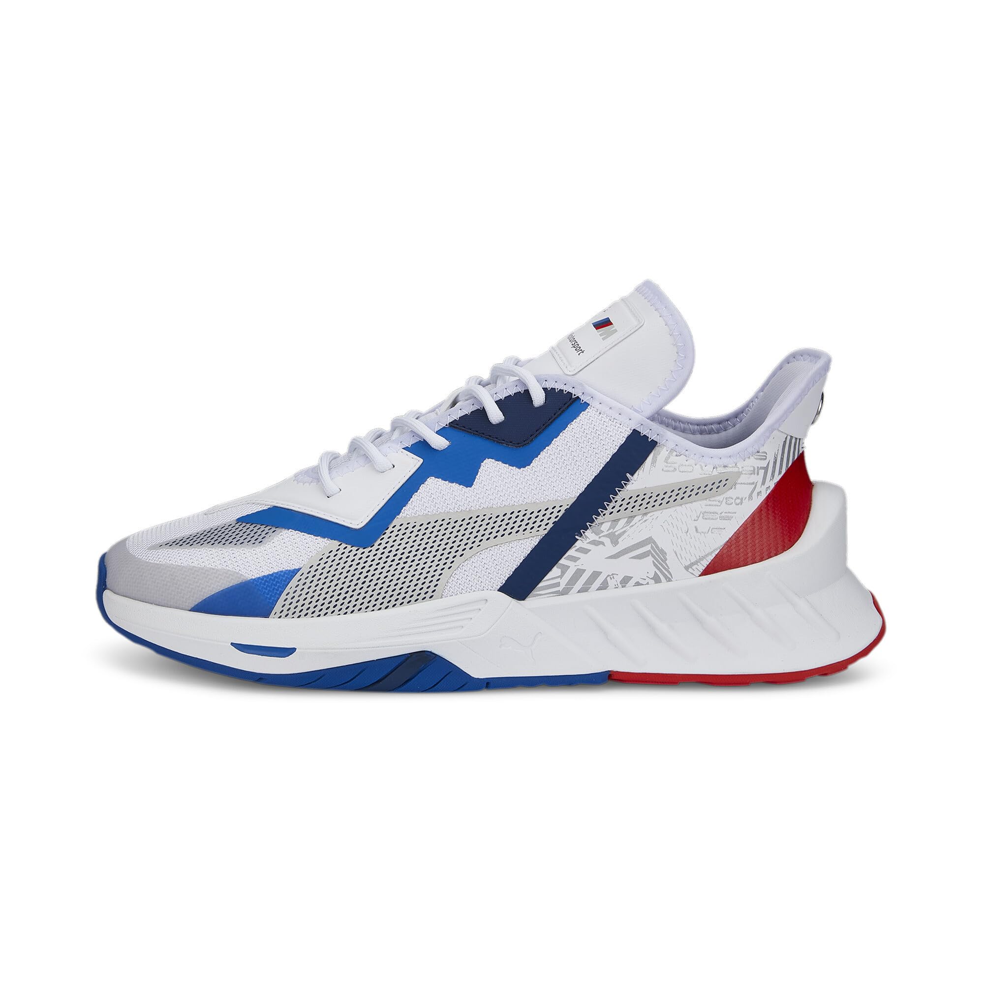 PUMA Baskets Blanches Homme BMW MMS Maco, Zapatillas Hombre, 46 EU